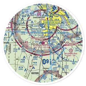 Old Hickory Ranch Airport (56LA) VFR Sectional Sticker (30 mile)