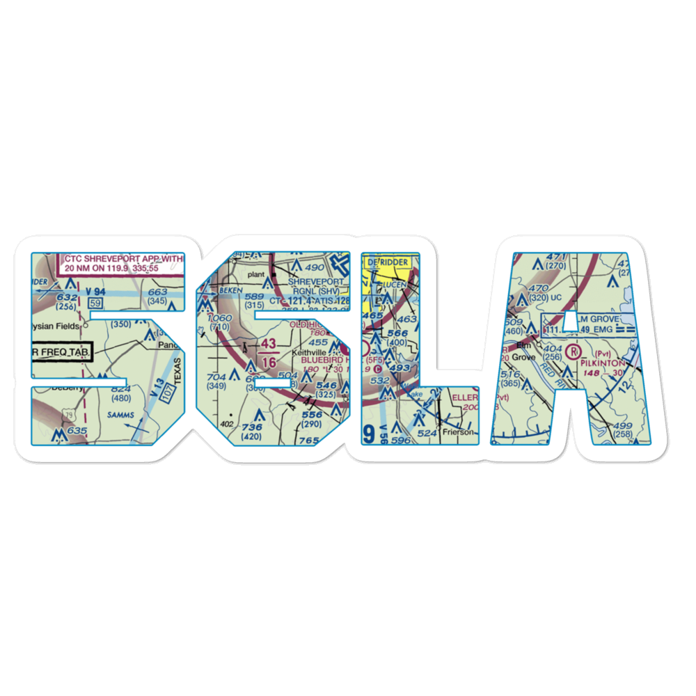 Old Hickory Ranch Airport (56LA) VFR Sectional Sticker 