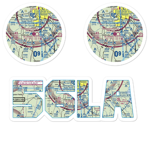 Old Hickory Ranch Airport (56LA) VFR Sectional Sticker Pack