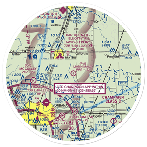 Schmidt Airport (56IS) VFR Sectional Sticker (30 mile)