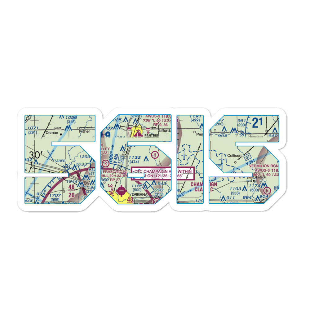 Schmidt Airport (56IS) VFR Sectional Sticker 