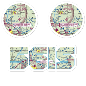 Schmidt Airport (56IS) VFR Sectional Sticker Pack