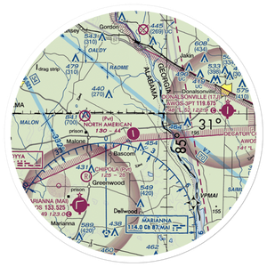 North American Farms Airport (56FD) VFR Sectional Sticker (30 mile)