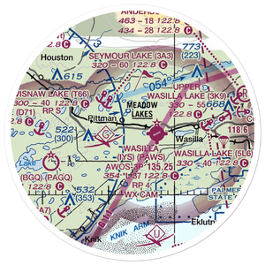 Bechtol Field (56AK) VFR Sectional Sticker (20 mile)