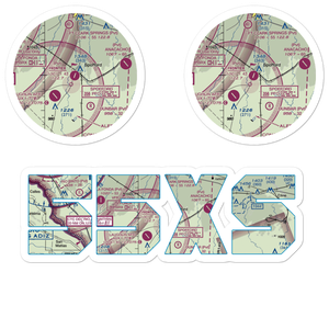 Frontier Airport (55XS) VFR Sectional Sticker Pack