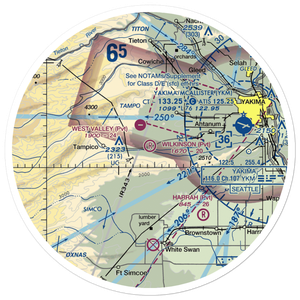 Wilkinson Ranch Airport (55WA) VFR Sectional Sticker (30 mile)
