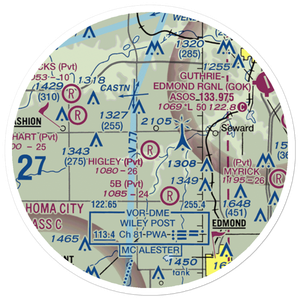 Higley Field (55OL) VFR Sectional Sticker (20 mile)