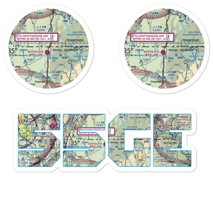 Rostex Airport (55GE) VFR Sectional Sticker Pack