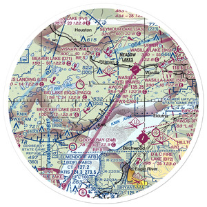 Lawrence Airstrip (55AK) VFR Sectional Sticker (30 mile)