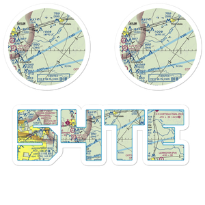 Camelot Airport (54TE) VFR Sectional Sticker Pack