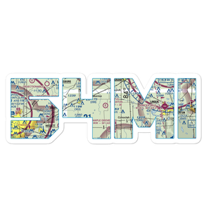 Pingston Aeroworks Airport (54MI) VFR Sectional Sticker