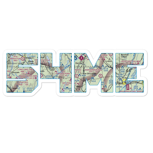 Cliff Dow Airport (54ME) VFR Sectional Sticker