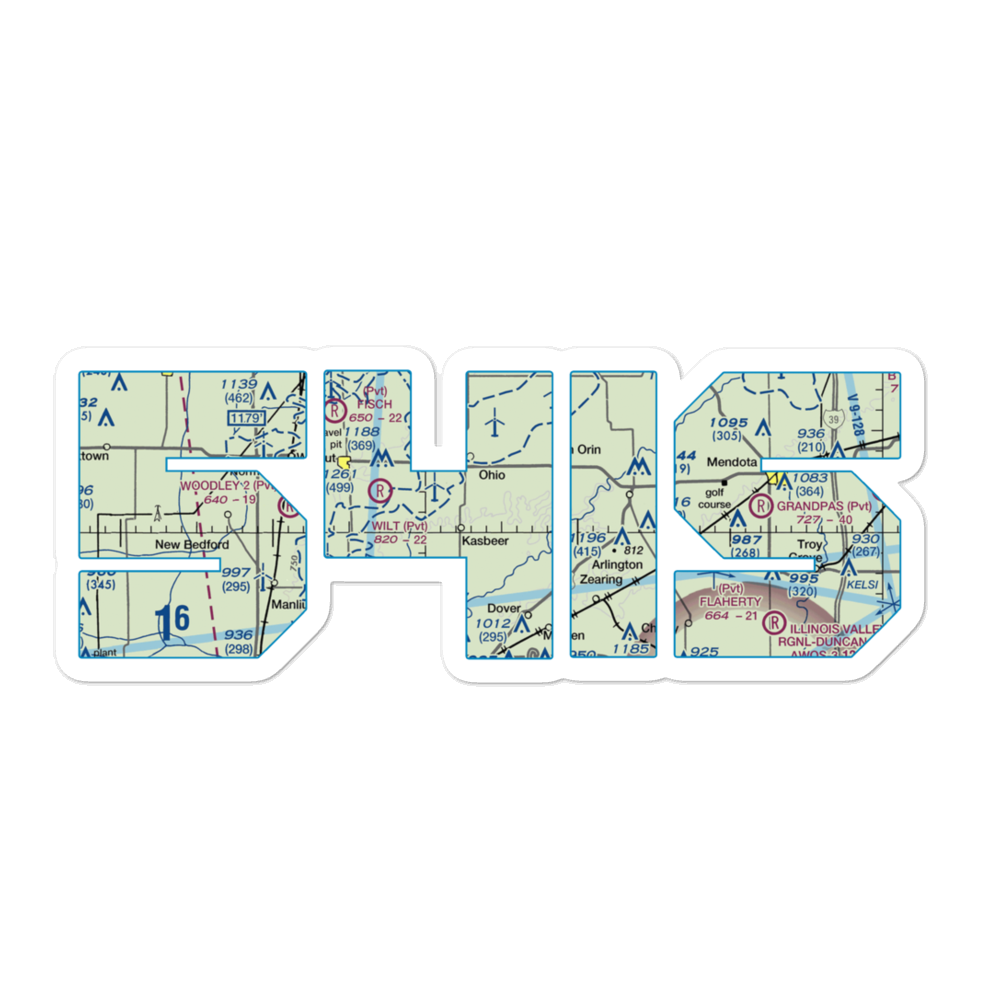 Zea Mays Field (54IS) VFR Sectional Sticker 