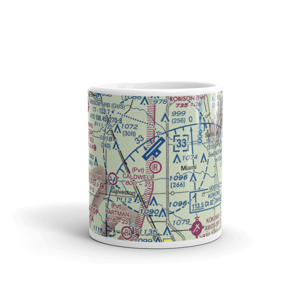 Caldwell Field (54II) VFR Sectional  Mug 