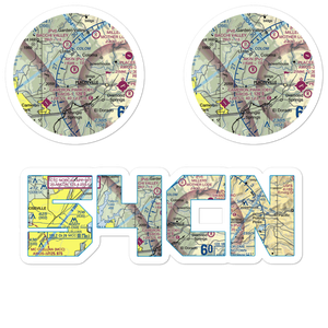 Akin Airport (54CN) VFR Sectional Sticker Pack