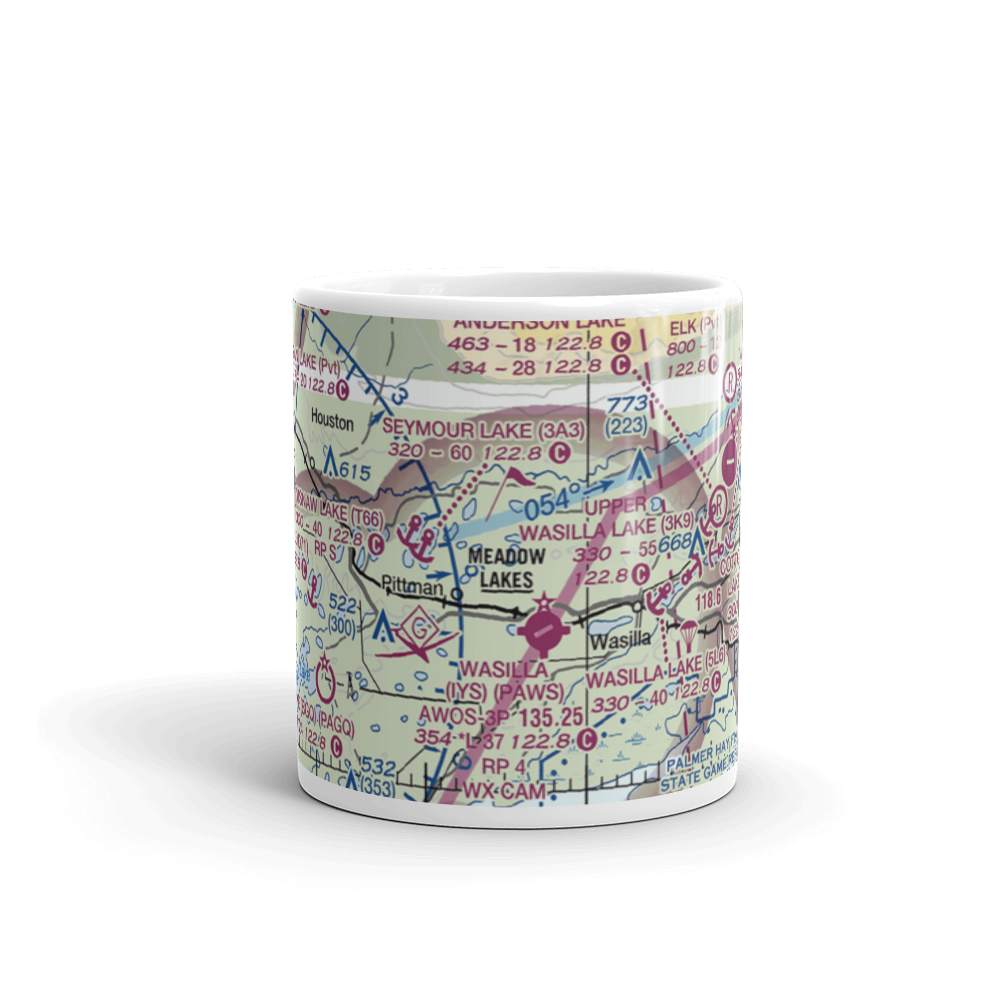 Kalmbach Lake Seaplane Base (54AK) VFR Sectional  Mug 