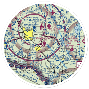 Kornegay Private Airport (53XS) VFR Sectional Sticker (30 mile)
