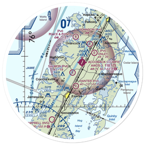 The Salmon Farm Airport (Pvt) (53VG) VFR Sectional Sticker (30 mile)