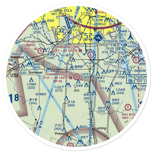 Cannon Field (53TX) VFR Sectional Sticker (30 mile)