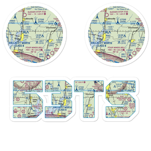 Bridges Field (53TS) VFR Sectional Sticker Pack