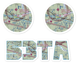 Shivers Private Airport (53TA) VFR Sectional Sticker Pack