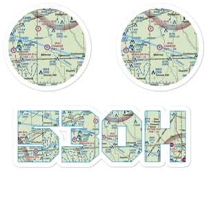 Charloe Airport (53OH) VFR Sectional Sticker Pack