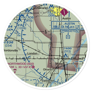 Radloff's Cedar View Farms Airport (53MN) VFR Sectional Sticker (20 mile)