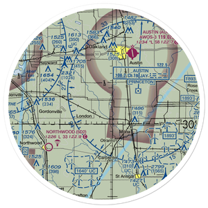 Radloff's Cedar View Farms Airport (53MN) VFR Sectional Sticker (30 mile)