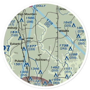 Short Airport (53KY) VFR Sectional Sticker (20 mile)
