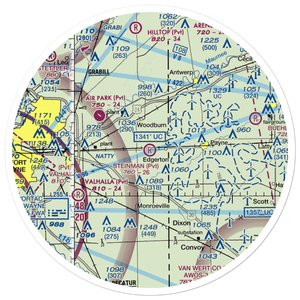 Steinman Airport (53II) VFR Sectional Sticker (30 mile)