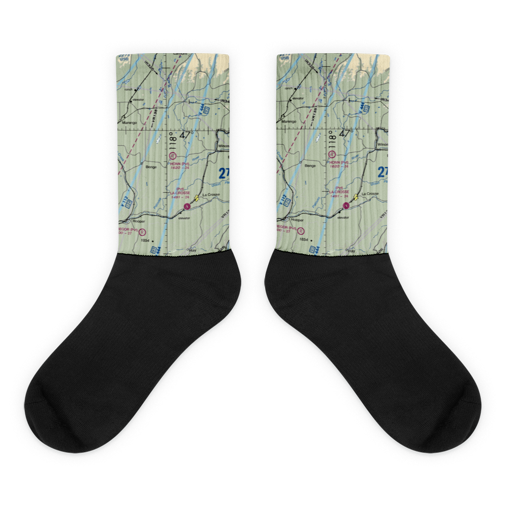 Honn Farm Airport (52WA) VFR Sectional Socks 