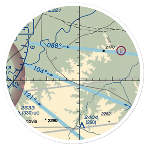 Robinson Ranch Airport (52TE) VFR Sectional Sticker (20 mile)