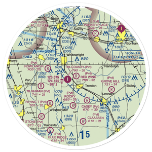 Red Wing Airport (52TA) VFR Sectional Sticker (30 mile)