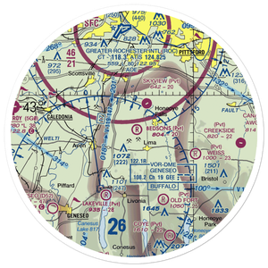Bedson's Land Base Airport (52NY) VFR Sectional Sticker (30 mile)