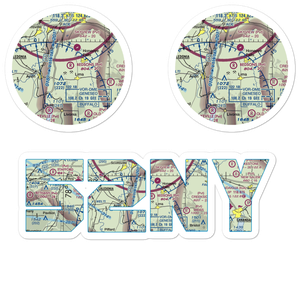 Bedson's Land Base Airport (52NY) VFR Sectional Sticker Pack