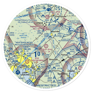 Epley Airport (52NC) VFR Sectional Sticker (30 mile)