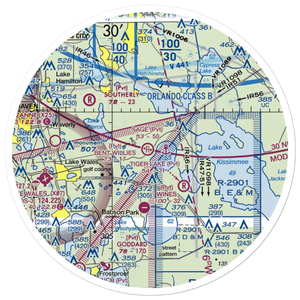 Bent Willies Airport (52FA) VFR Sectional Sticker (30 mile)
