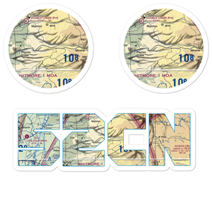 Ponderosa Sky Ranch Airport (52CN) VFR Sectional Sticker Pack
