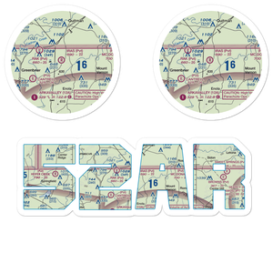 Ira's Airstrip (52AR) VFR Sectional Sticker Pack