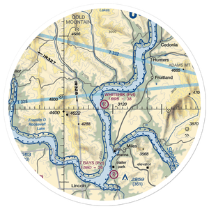 Whiterik Field (51WT) VFR Sectional Sticker (30 mile)