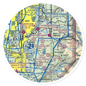Evergreen Sky Ranch Airport (51WA) VFR Sectional Sticker (30 mile)