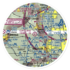 Clay's Rv Airport (51OI) VFR Sectional Sticker (20 mile)