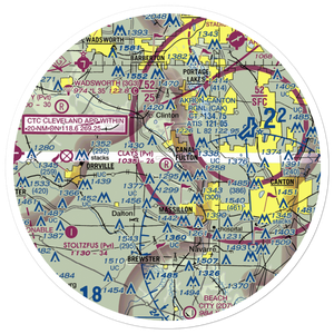 Clay's Rv Airport (51OI) VFR Sectional Sticker (30 mile)