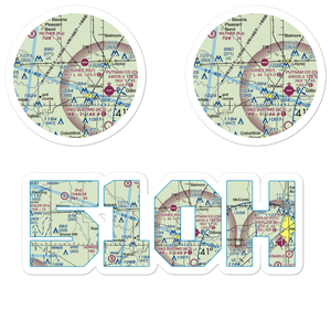 Agner Airport (51OH) VFR Sectional Sticker Pack