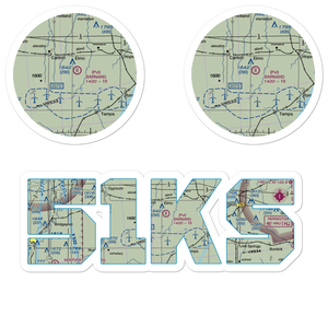 Barnard Airport (51KS) VFR Sectional Sticker Pack