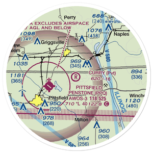 Curry Airport (51IS) VFR Sectional Sticker (20 mile)