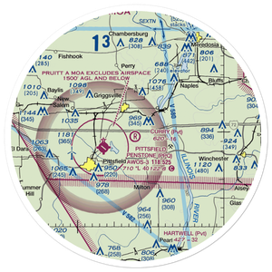 Curry Airport (51IS) VFR Sectional Sticker (30 mile)