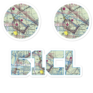 Vetters Sky Ranch Airport (51CL) VFR Sectional Sticker Pack