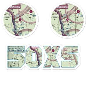 Hughes Ranch Airport (50XS) VFR Sectional Sticker Pack