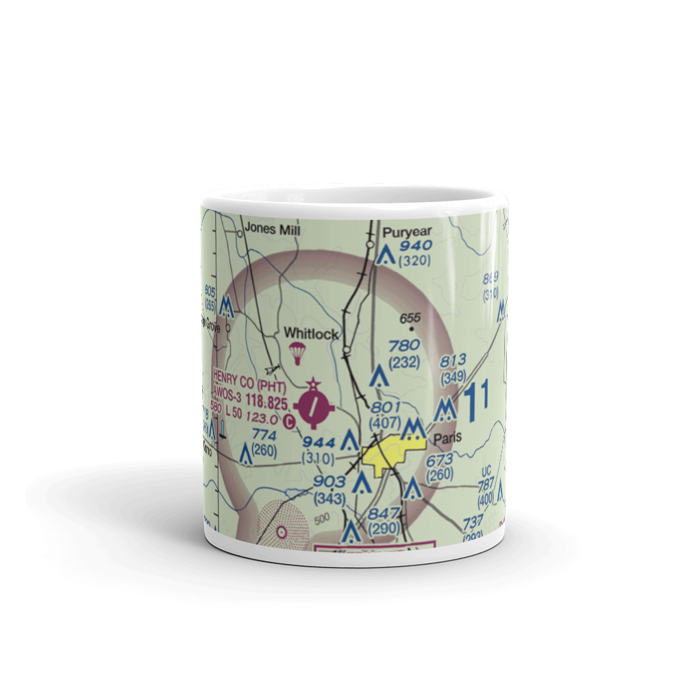 Paris Landing Airpark (50TN) VFR Sectional  Mug 
